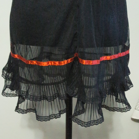 2/$25💥 Sexy Black Sheer Mesh Lingerie La Vie En Rose (M) - Picture 5 of 7